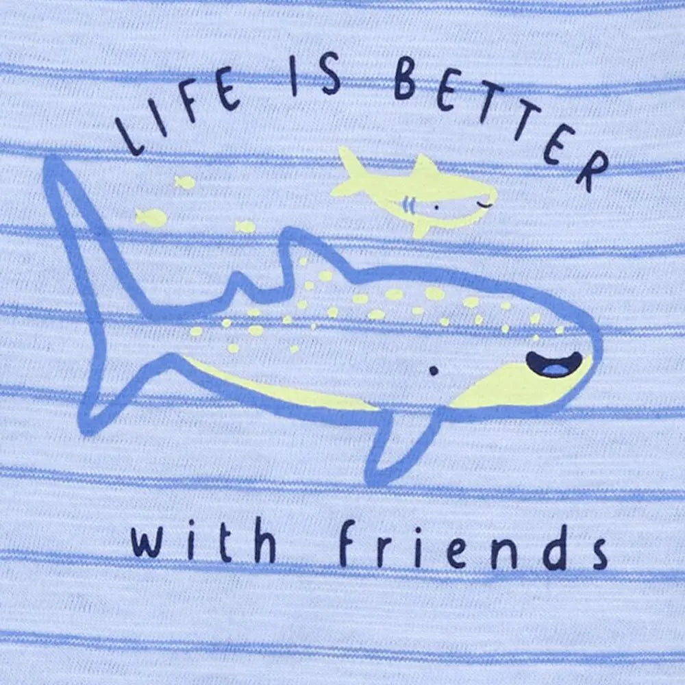 Ensemble de 3 Pièces Carter's - Baleine Bleu