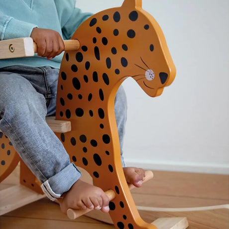 Tryco Wooden Rocking Animal - Leopard 