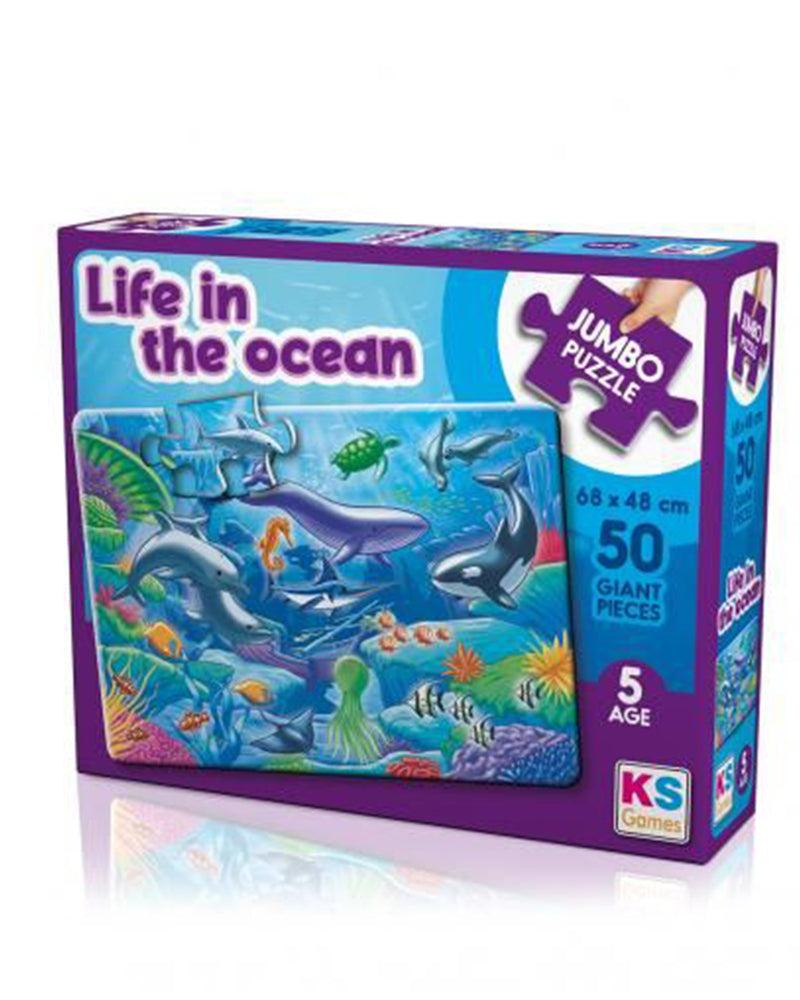 KS Jumbo Puzzle 50 - Life In The Ocean