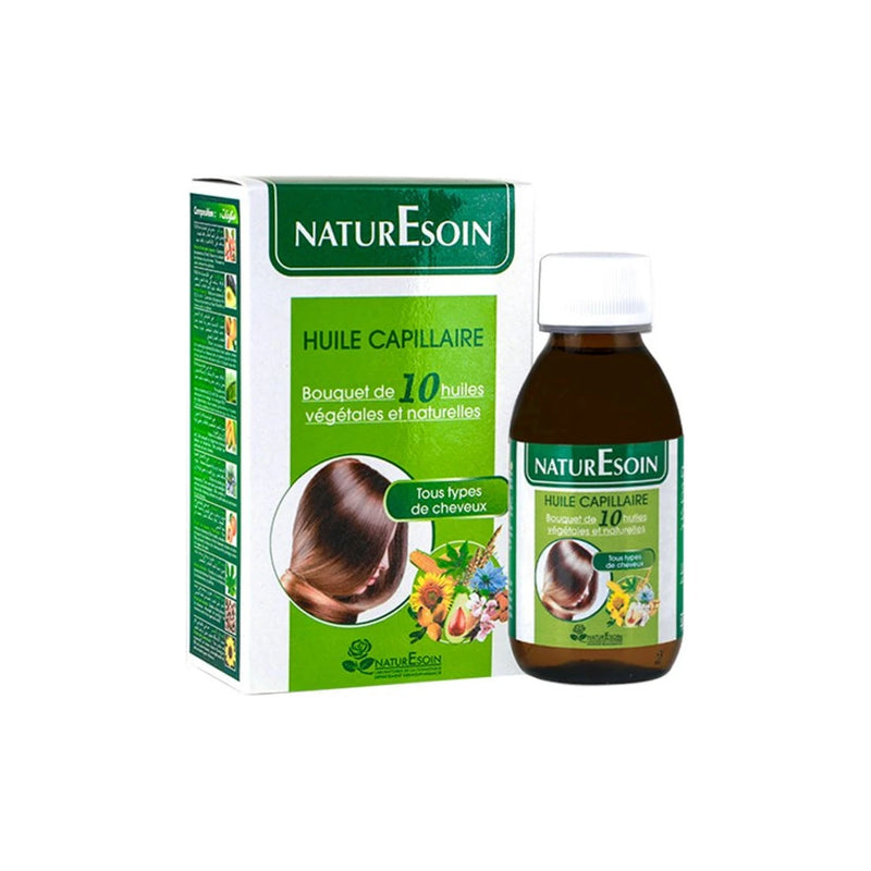 NaturEsoin Hair Oil 10 Plant Oil Bath - 125 ml
