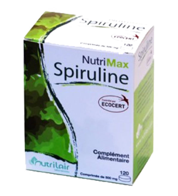 Nutrimax Organic Spirulina - 120 Tablets