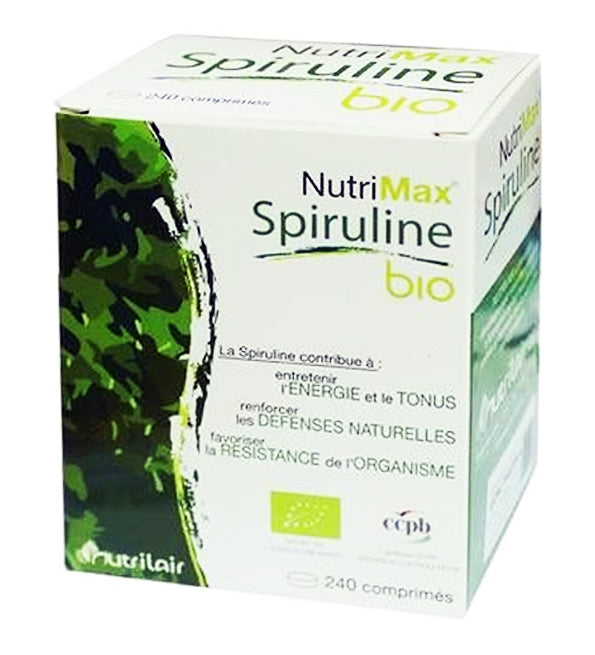 Nutrimax Organic Spirulina – 240 Tablets
