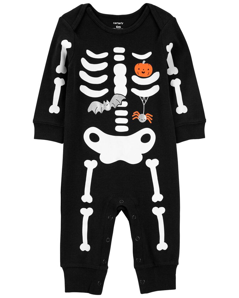 Baby Carter's Skeleton Jumpsuit - Black