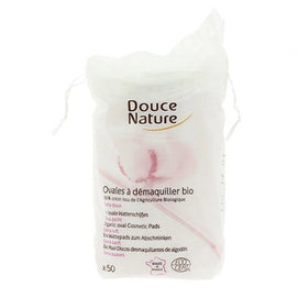 Douce Nature Ovales à Démaquiller en Coton - 50 Unités