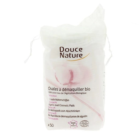 Douce Nature Ovales à Démaquiller en Coton - 50 Unités