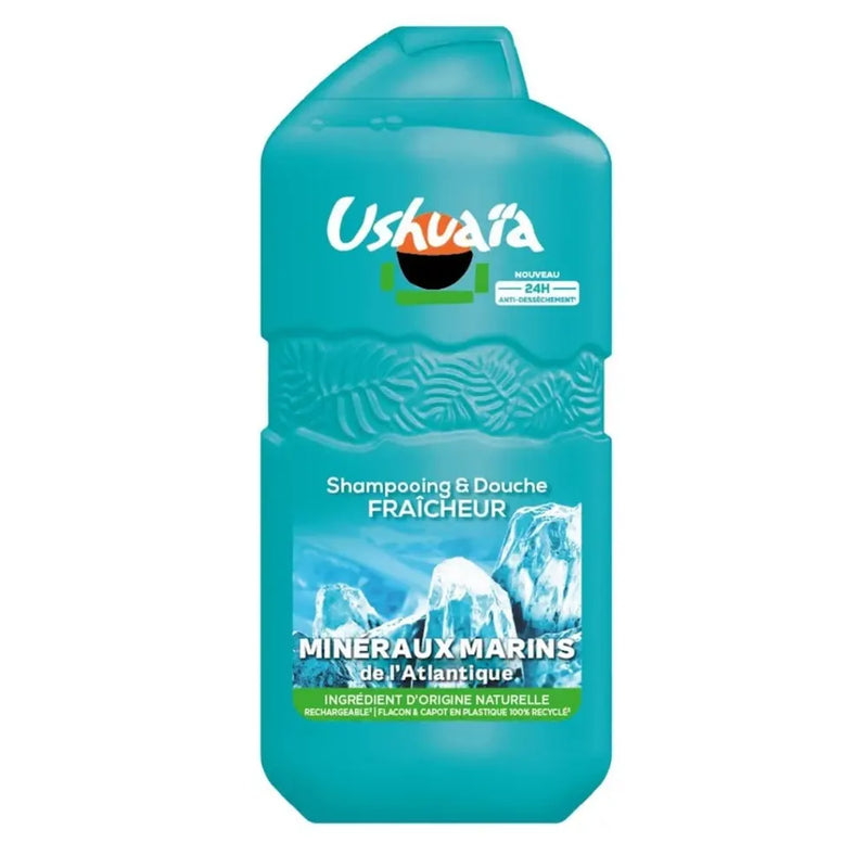 Ushuaïa Shampoo & Shower Gel Marine Minerals 280ml