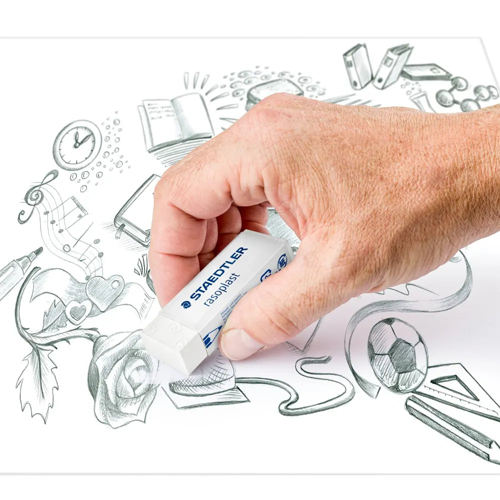 Staedtler Goma de Borrar Grande con Funda Rasoplast 526 B20