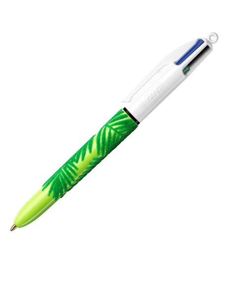 Stylo Bic 4 Couleurs Velvet - Vert