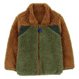 Veste Zippée en Polaire Sherpa Carter's - Brun & Vert