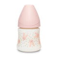 Suavinex Biberón Premium de Poliamida Boca Ancha 150ml - Conejo Rosa