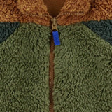 Veste Zippée en Polaire Sherpa Carter's - Brun & Vert