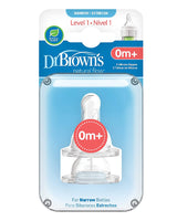 Dr. Brown's Pack of 2 Narrow Neck Teats L1 0M+