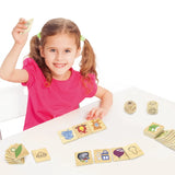 Viga Toys Ensemble de Puzzle d'Apprentissage Sens 3A+