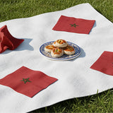 Pack of 20 Napkins – Morocco Flag