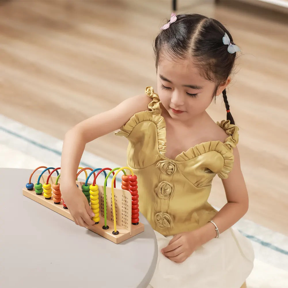 Viga Toys Boulier Mathématique en Bois – 3A+