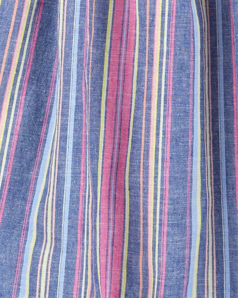 Robe Mi-Longue Rayée à Volants OshKosh - Multicolore