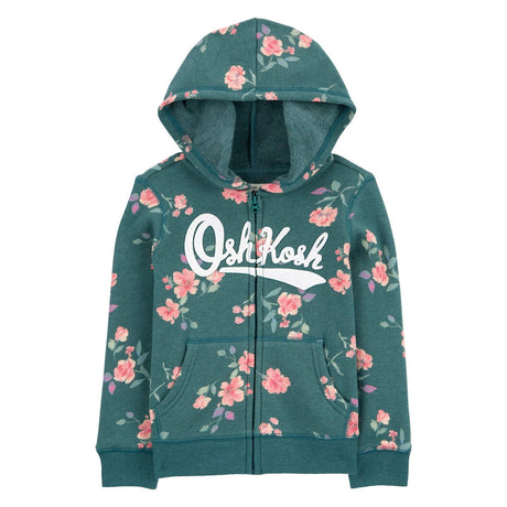 Sweat avec Logo OshKosh - Floral Vert