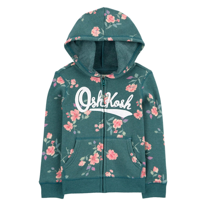 سويتشيرت بشعار أشكوش - زهري مخضر