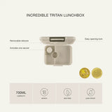 Lunchbox Tritan 4 Compartiments Citron - Véhicules