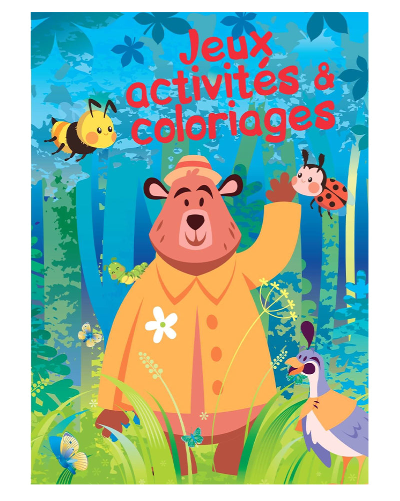 Cuberdon Jeux activités & coloriages - Ours