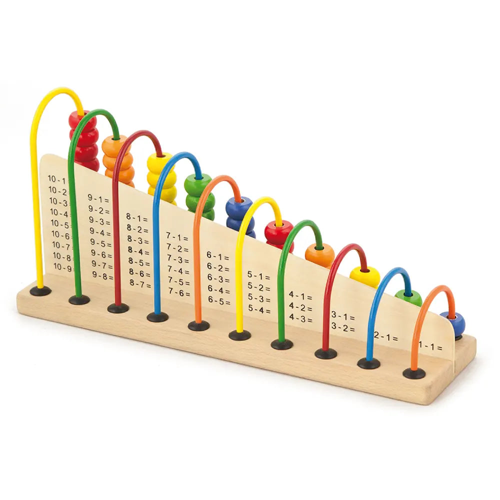 Viga Toys Boulier Mathématique en Bois – 3A+