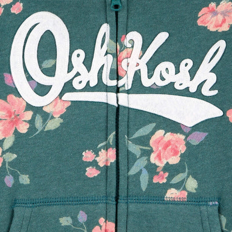 Sweat avec Logo OshKosh - Floral Vert