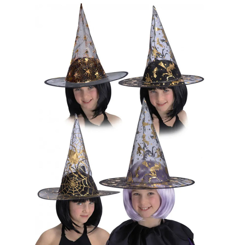 Sombrero de Bruja 30cm (Aleatorio)