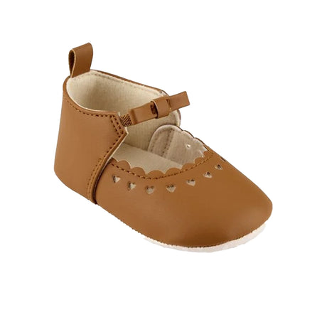 Chaussures à Enfiler avec Cœur Festonnée OshKosh Baby - Brun