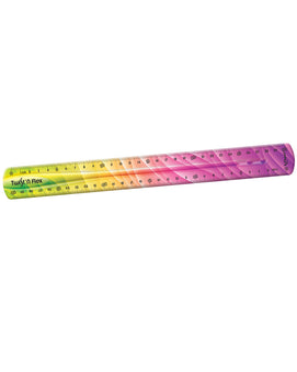 Maped Règle Twist'n Flex decoré 30cm en blister - Rose & Jaune