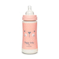 Suavinex Biberón Premium de Poliamida Boca Ancha 4M+ 360ml - Conejo Rosa