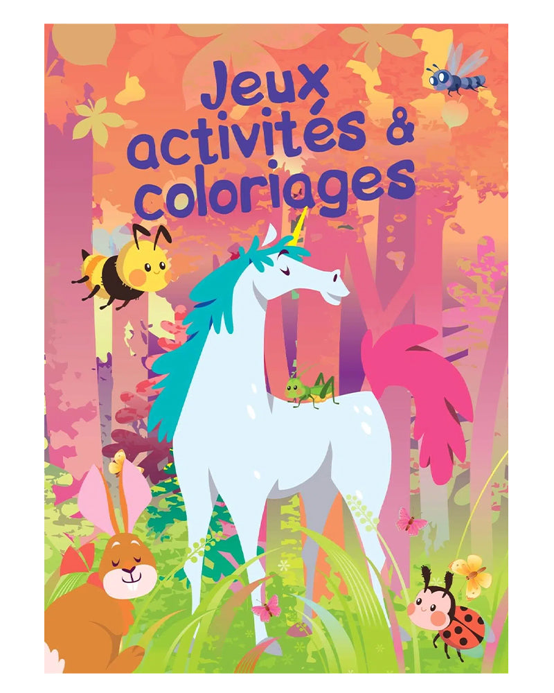 Cuberdon Jeux activités & coloriages - Cheval