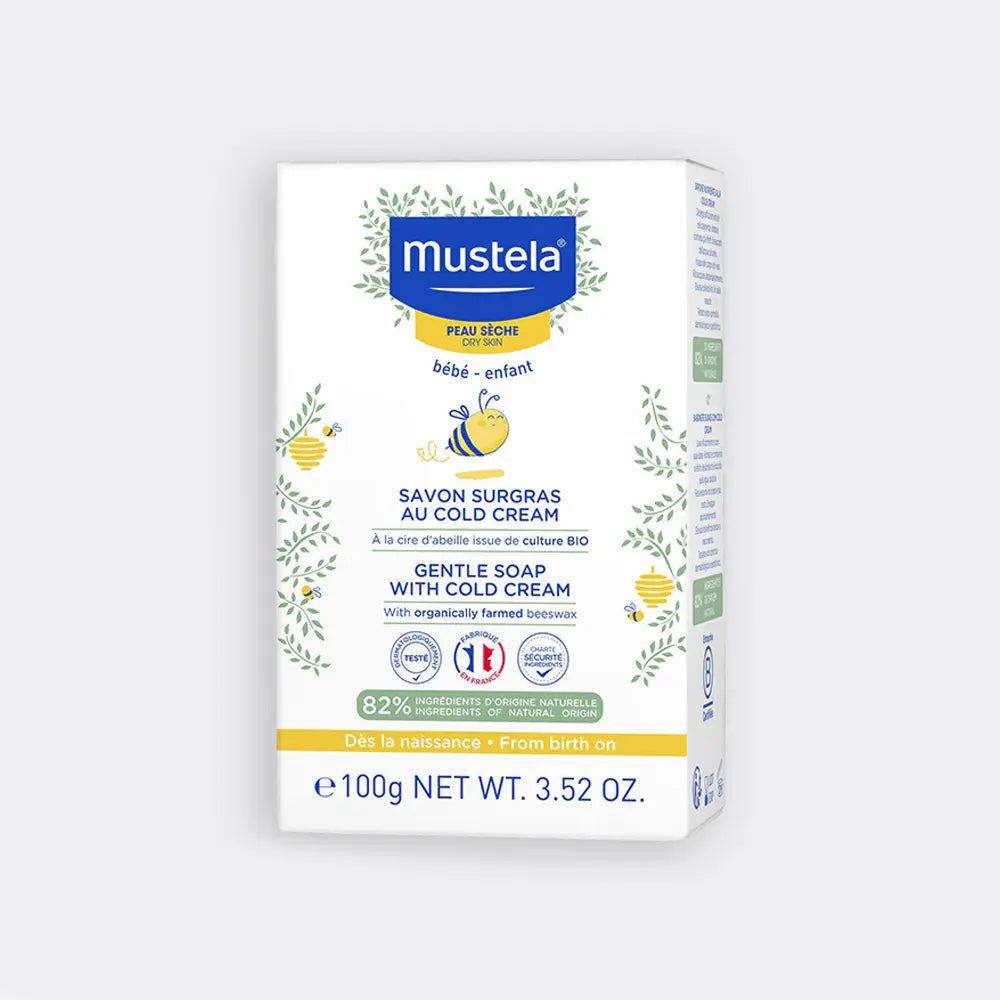 Mustela Savon Surgras à la Cire d'Abeille - 100g