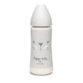 Suavinex Biberón Premium de Poliamida Boca Ancha 4M+ 360ml - Conejo Gris