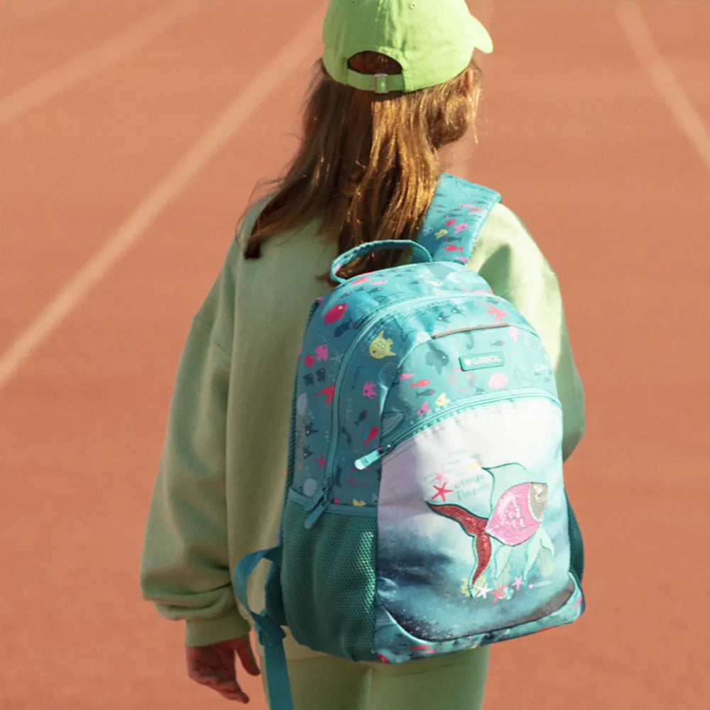 Gabol ACQUA – Mochila Trolley Infantil Adaptable a Carro