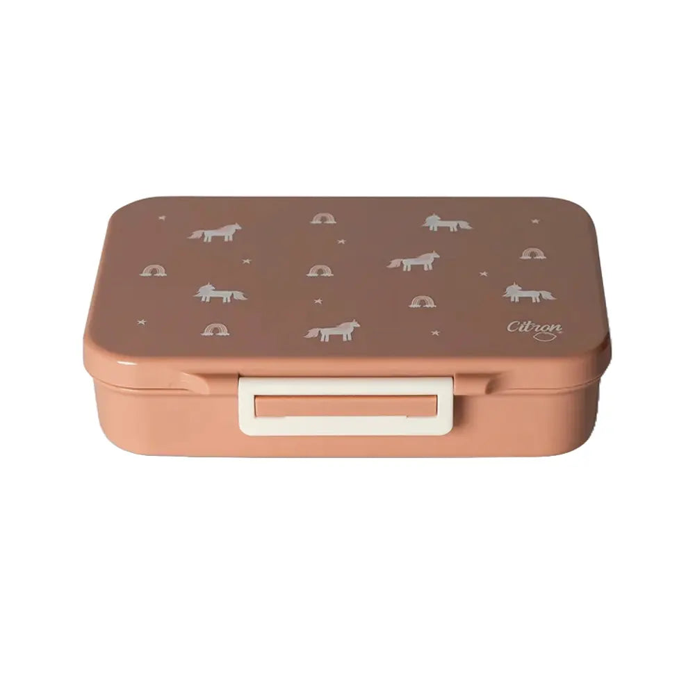 Lunchbox Tritan 4 Compartiments Citron - Licorne