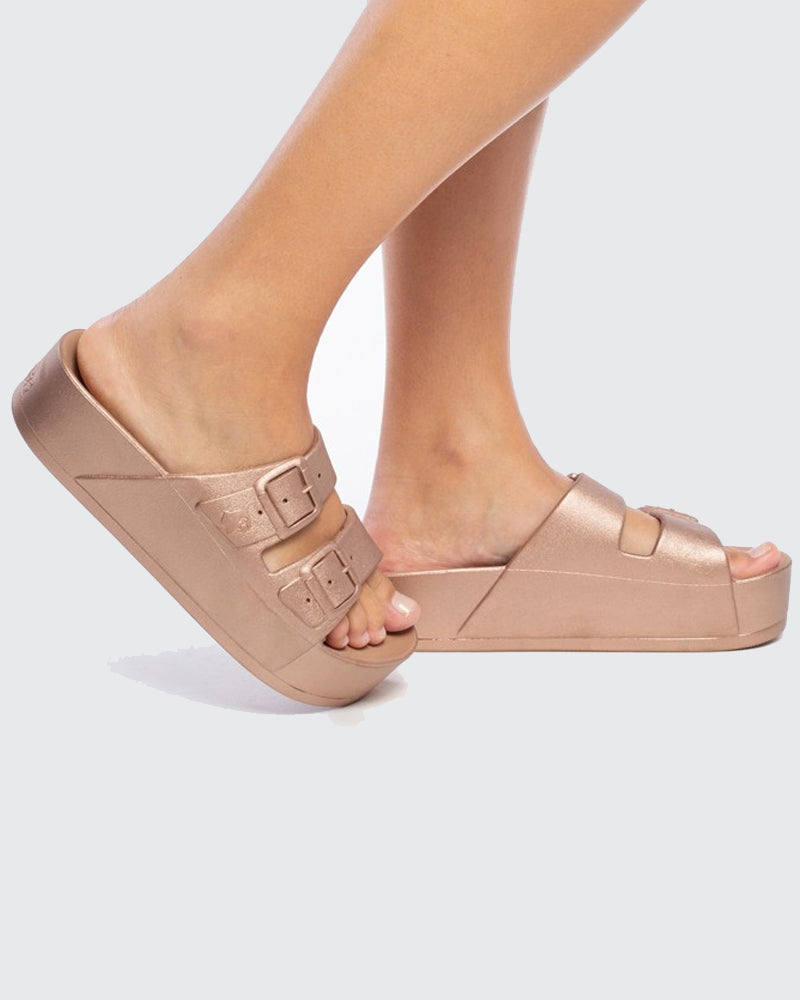 Cacatoès Sandales Metallic - Cuivre