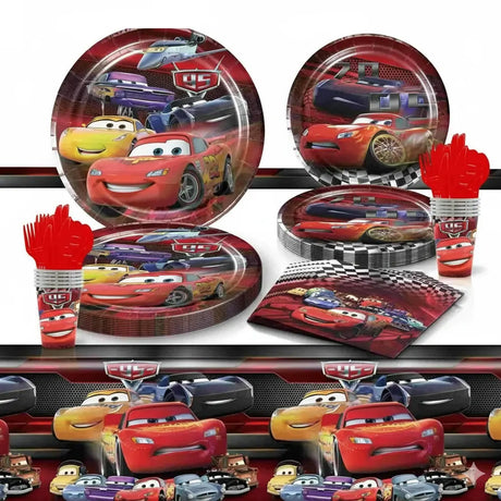 طقم عيد ميلاد 51 قطعة - سيارات (كارز)