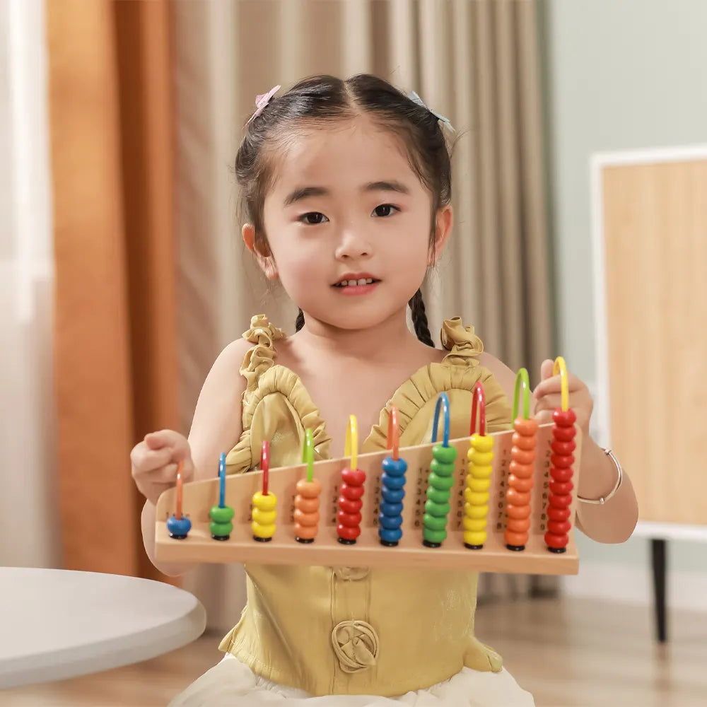 Viga Toys Boulier Mathématique en Bois – 3A+