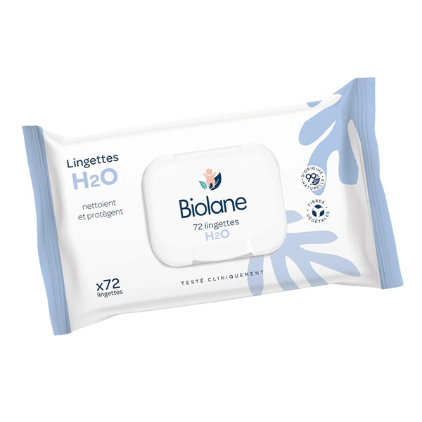 Biolane Lingettes H2o - 72 Pièces