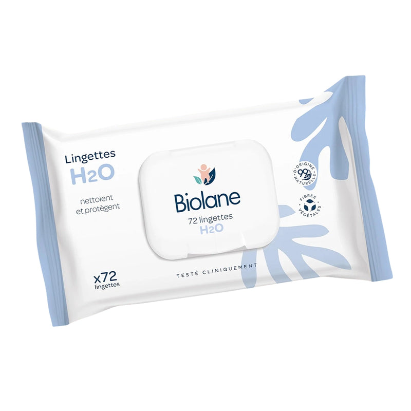 Biolane Lingettes H2o - 72 Pièces