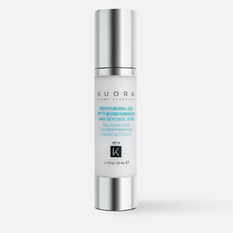 Kuora Gel Hidratante con Biomembranas y Ácido Glicólico SPF10 50ml