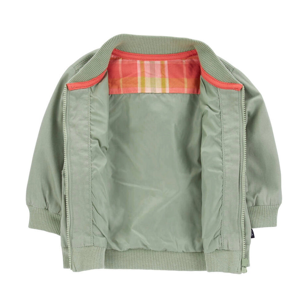 Veste Zippée à Poches Cargo OshKosh - Vert Olive