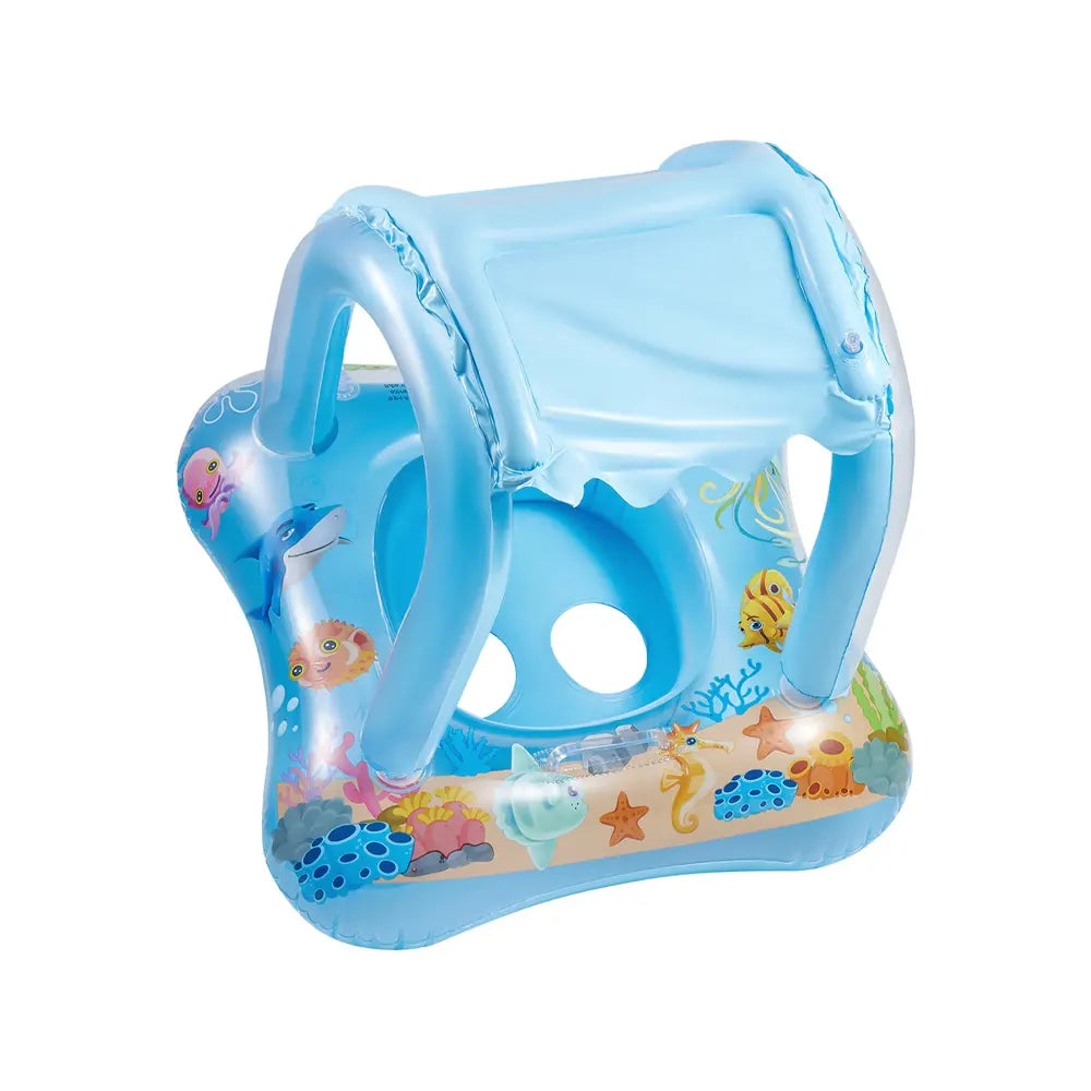 Bouée de Piscine Bébé avec Pare-Soleil – Siège Flottant