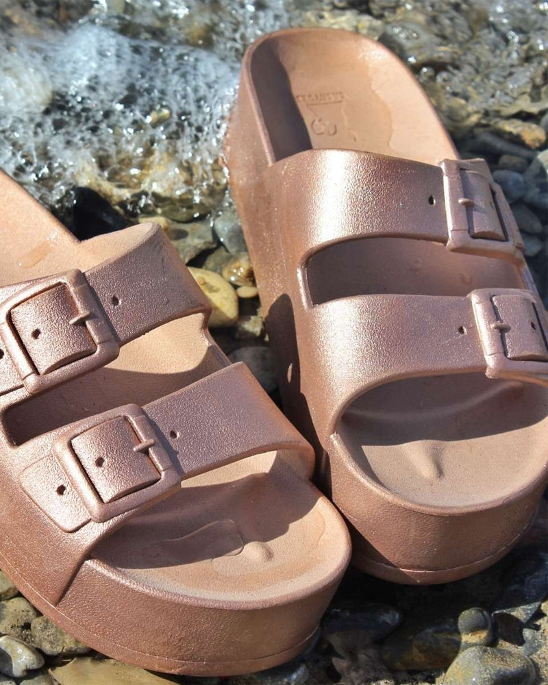 Cacatoès Sandales Metallic - Cuivre