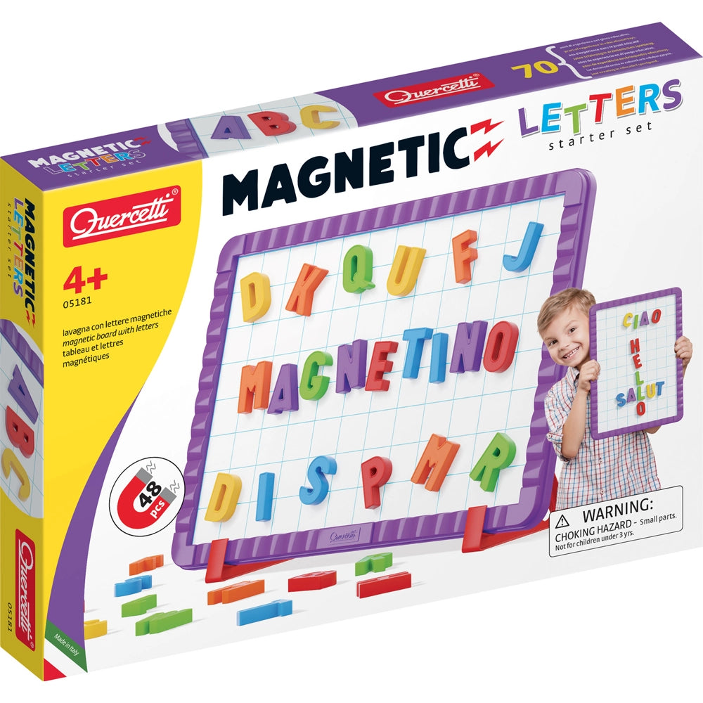 Quercetti Pizarra 48 Letras Magnéticas - 4A+