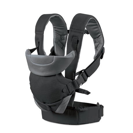 Infantino Porte-Bébé Flip Light & Airy Ergonomique 4 en 1 - Noir & Gris