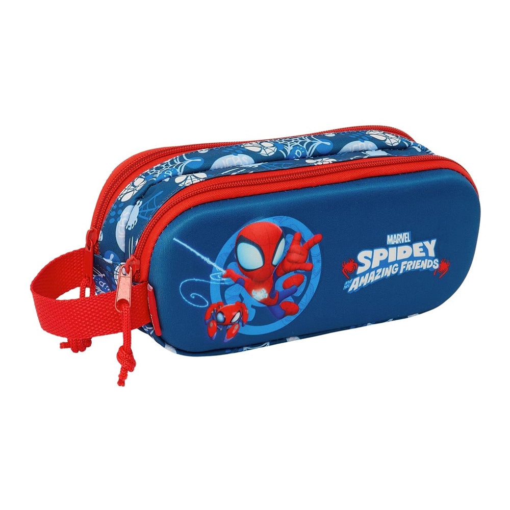 Safta Trousse Double SPIDEY 3D