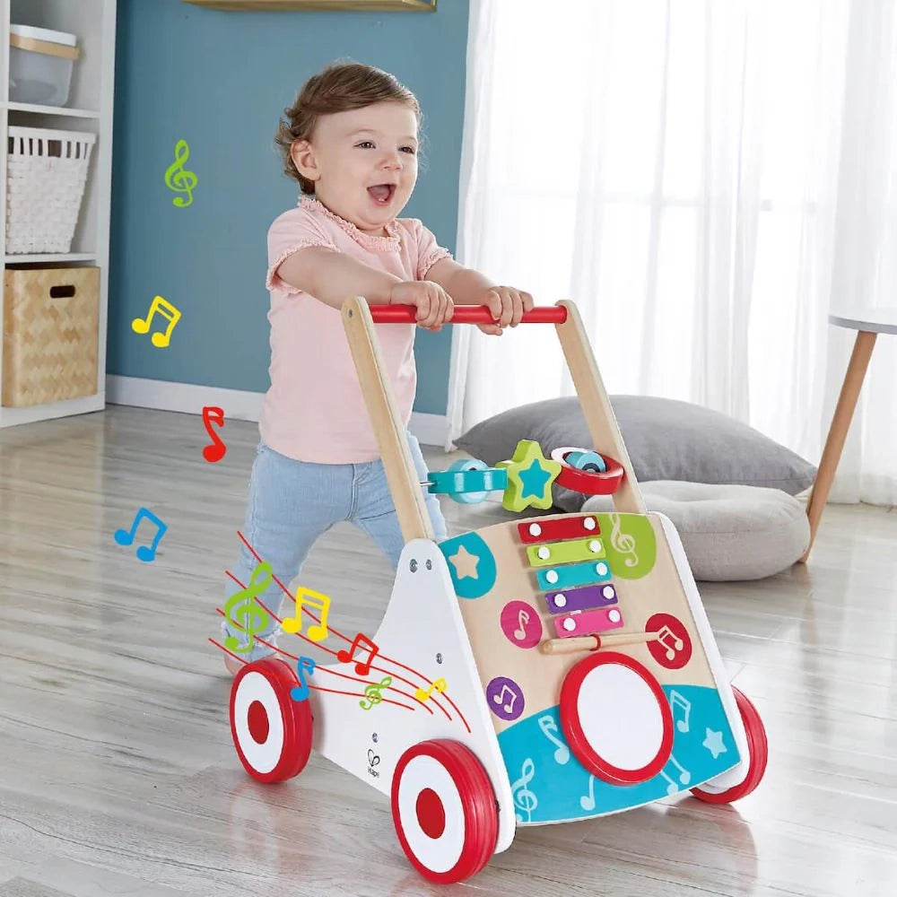 Hape Educational Musical Push Walker 10M+