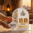 Décoration en Acrylique Calendrier Ramadan - Blanc