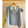 Baby Bulle Double Bath Poncho - Blue